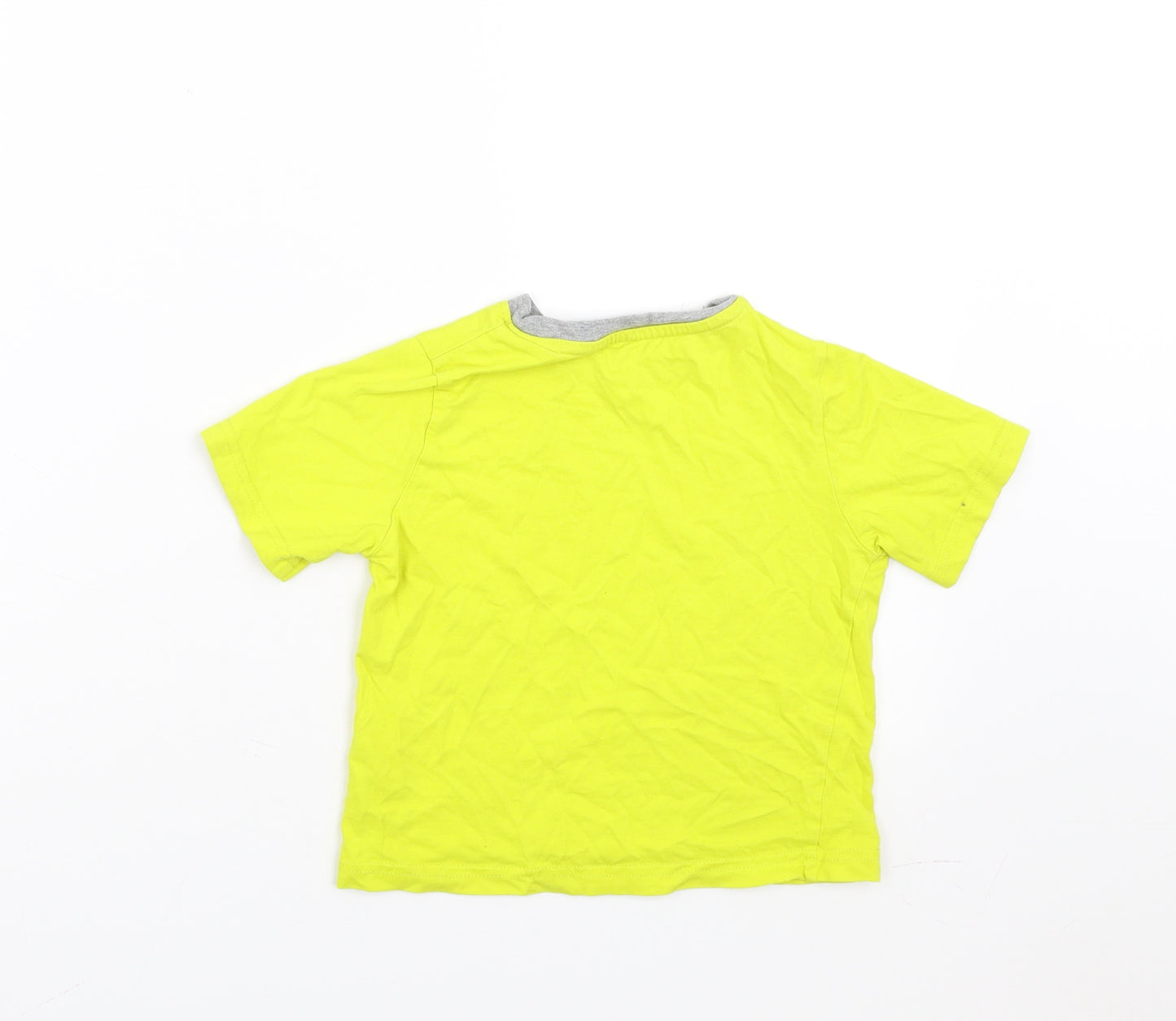 Nutmeg Boys Yellow   Basic T-Shirt Size 2-3 Years
