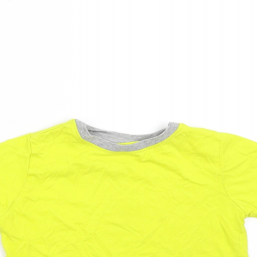 Nutmeg Boys Yellow   Basic T-Shirt Size 2-3 Years