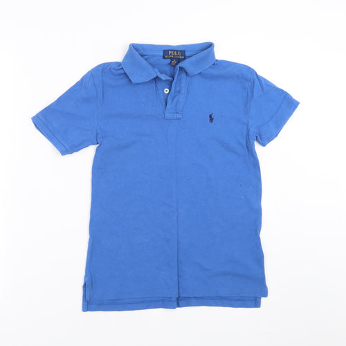 Polo Ralph Lauren Boys Blue   Basic Polo Size 10-11 Years