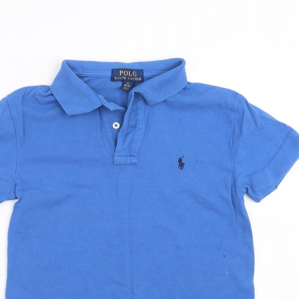 Polo Ralph Lauren Boys Blue   Basic Polo Size 10-11 Years