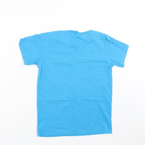 elsima Boys Blue   Basic T-Shirt Size 9 Years  - beach summer