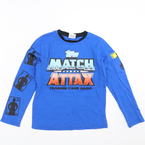 George Boys Blue    Pyjama Top Size 9-10 Years  - match attax