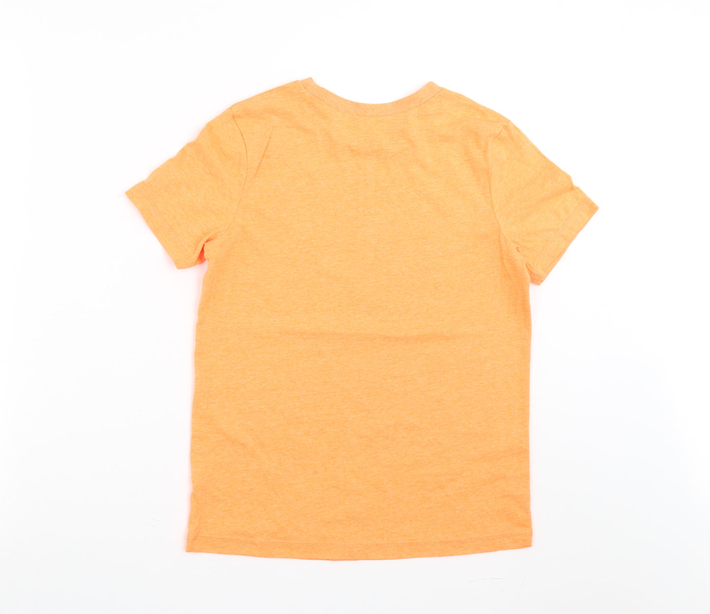 George Boys Orange   Basic T-Shirt Size 10-11 Years  - game over, T-REX