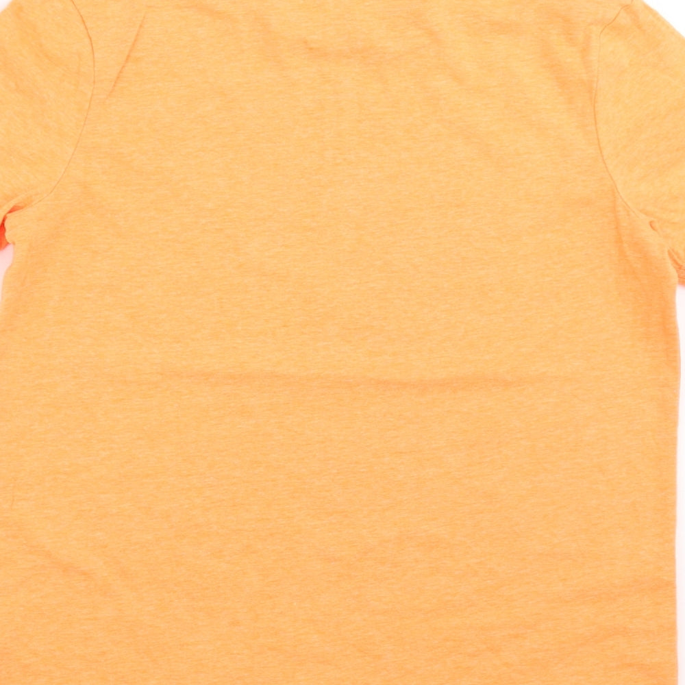 George Boys Orange   Basic T-Shirt Size 10-11 Years  - game over, T-REX