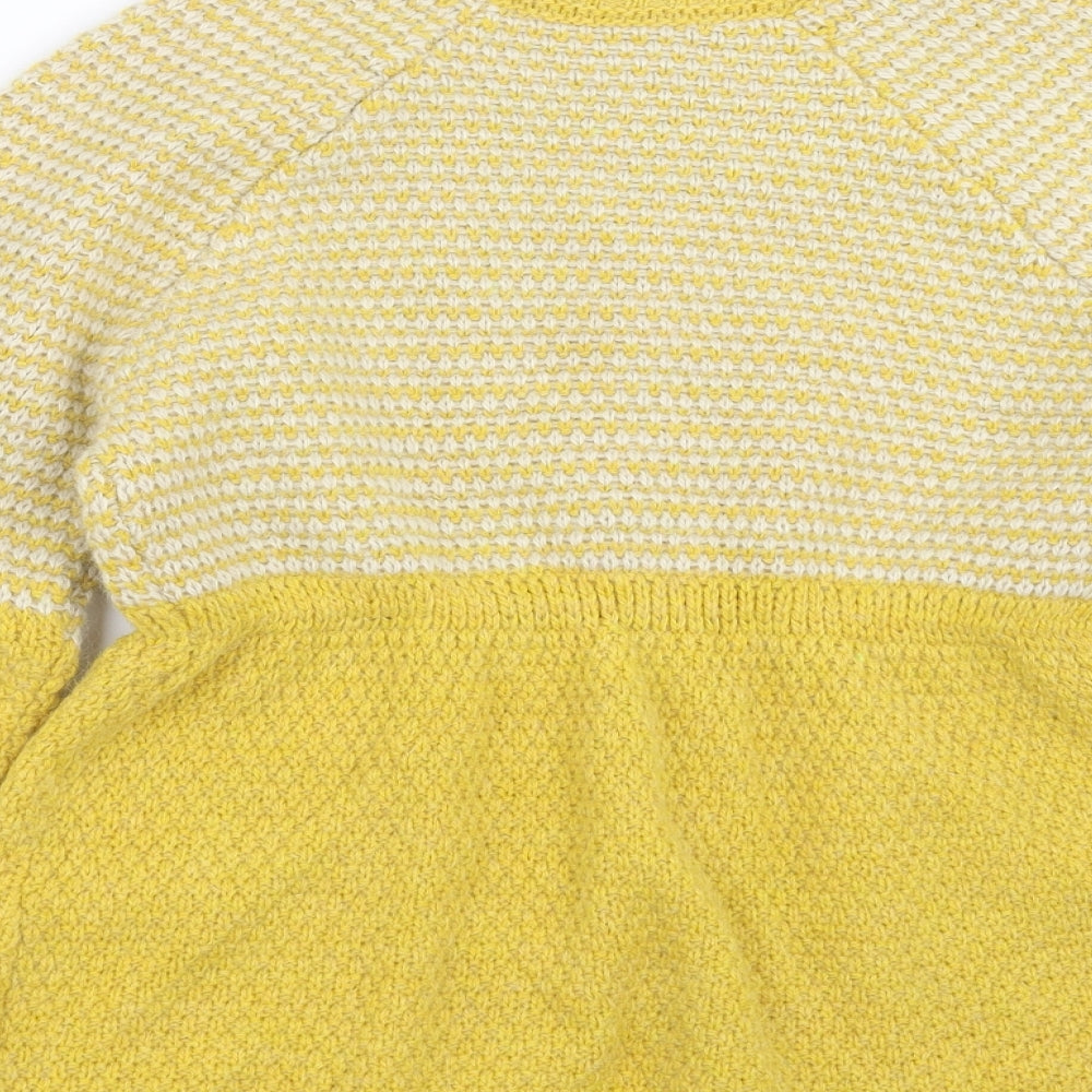 NEXT Womens Yellow  Knit Cardigan Jumper Size 12