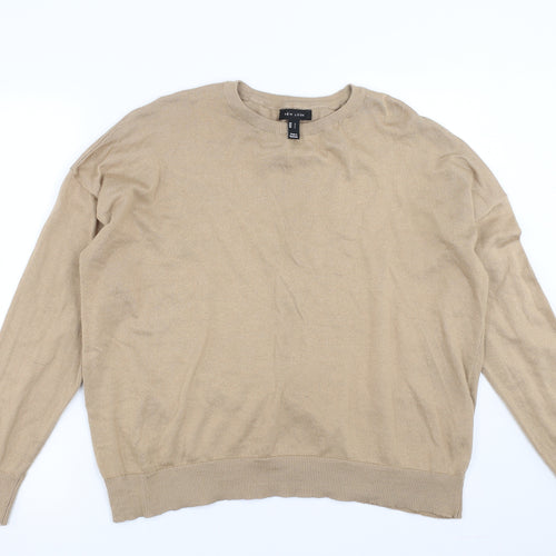 New Look Womens Beige  Knit Pullover Jumper Size L