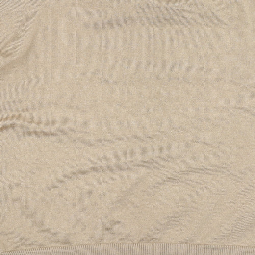 New Look Womens Beige  Knit Pullover Jumper Size L