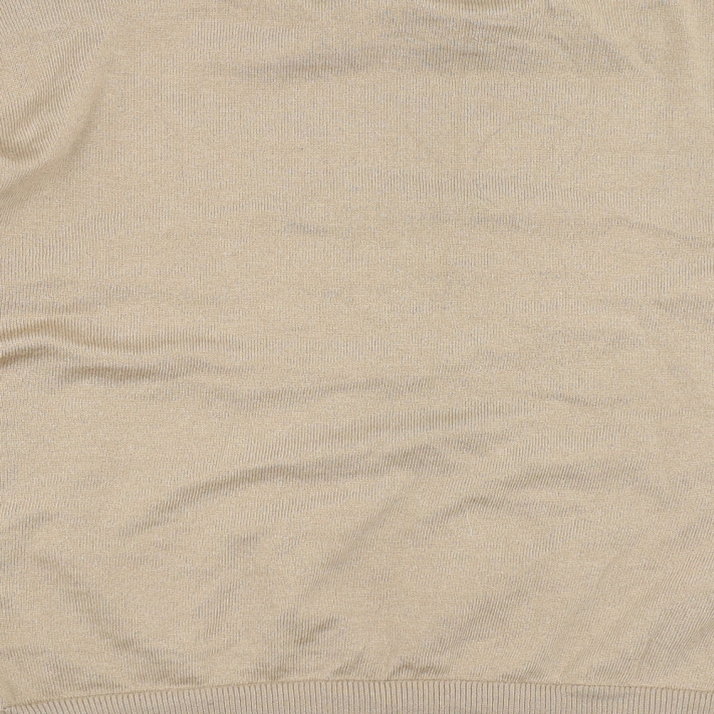 New Look Womens Beige  Knit Pullover Jumper Size L