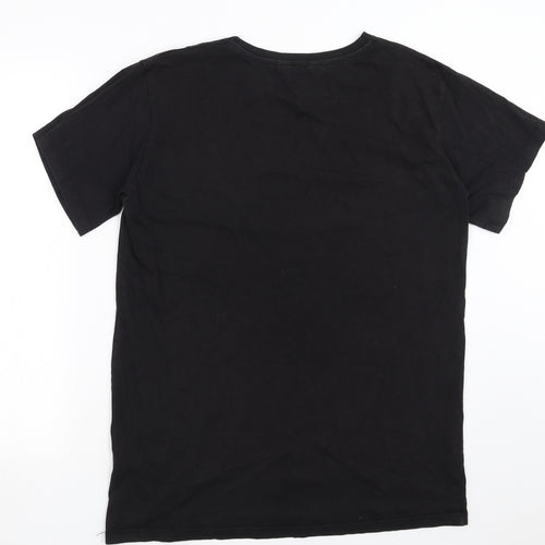 Primark Womens Black   Basic T-Shirt Size M  - give the world good energy