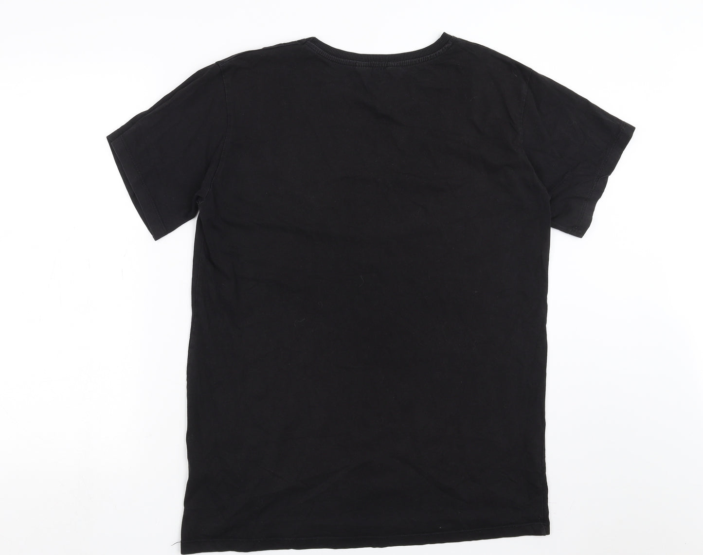 Primark Womens Black   Basic T-Shirt Size M  - give the world good energy