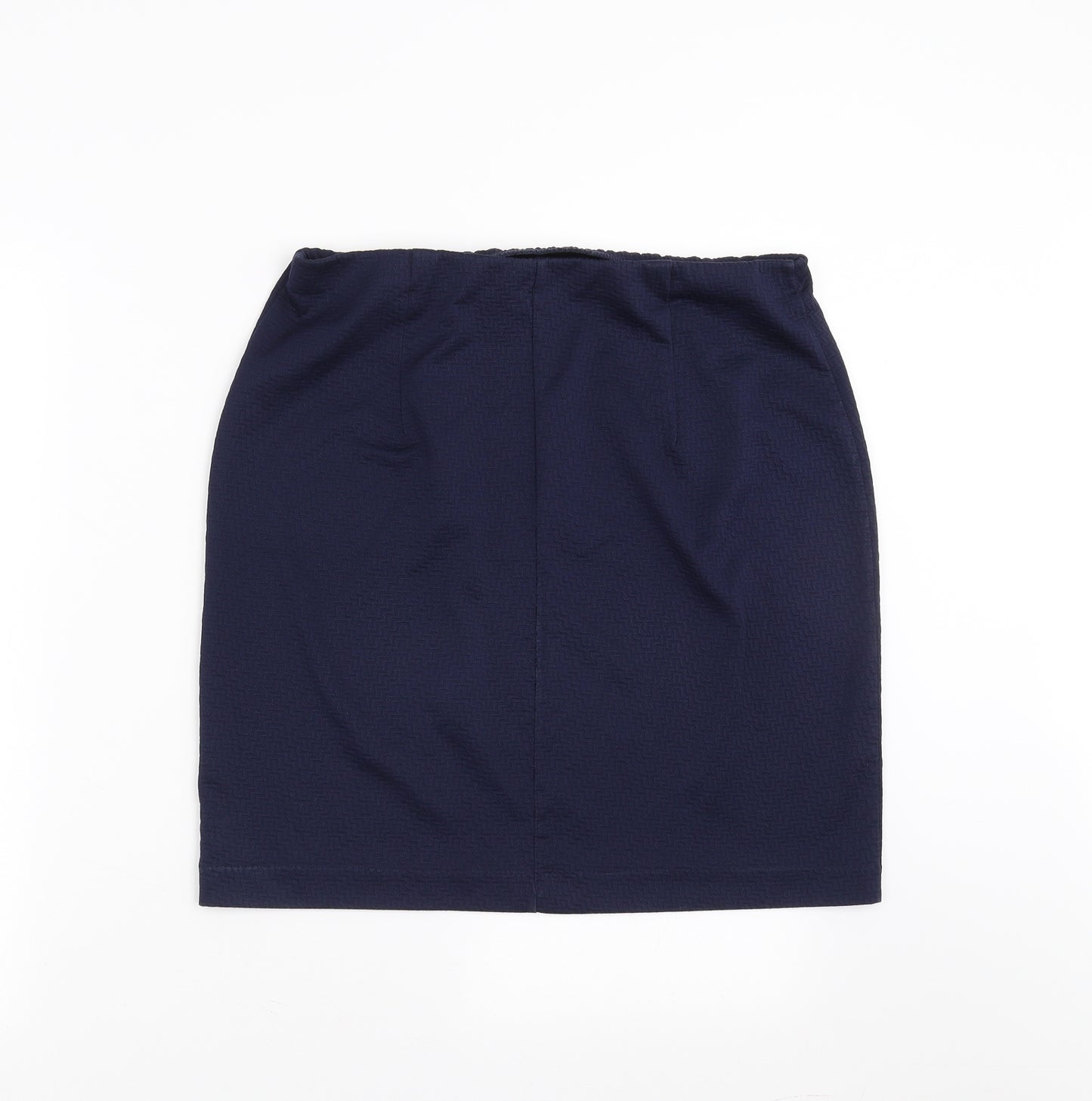 Roman Womens Blue Geometric  Straight & Pencil Skirt Size 14