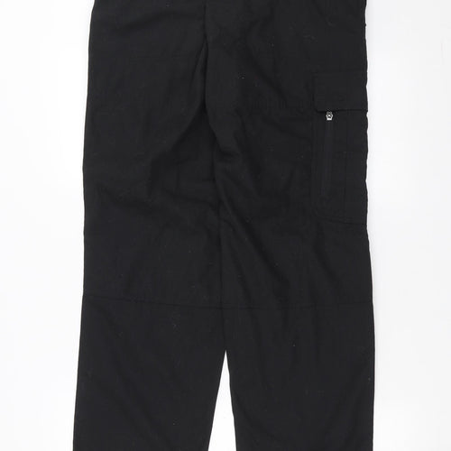 Tresspass Mens Black   Cargo Trousers Size M L31 in