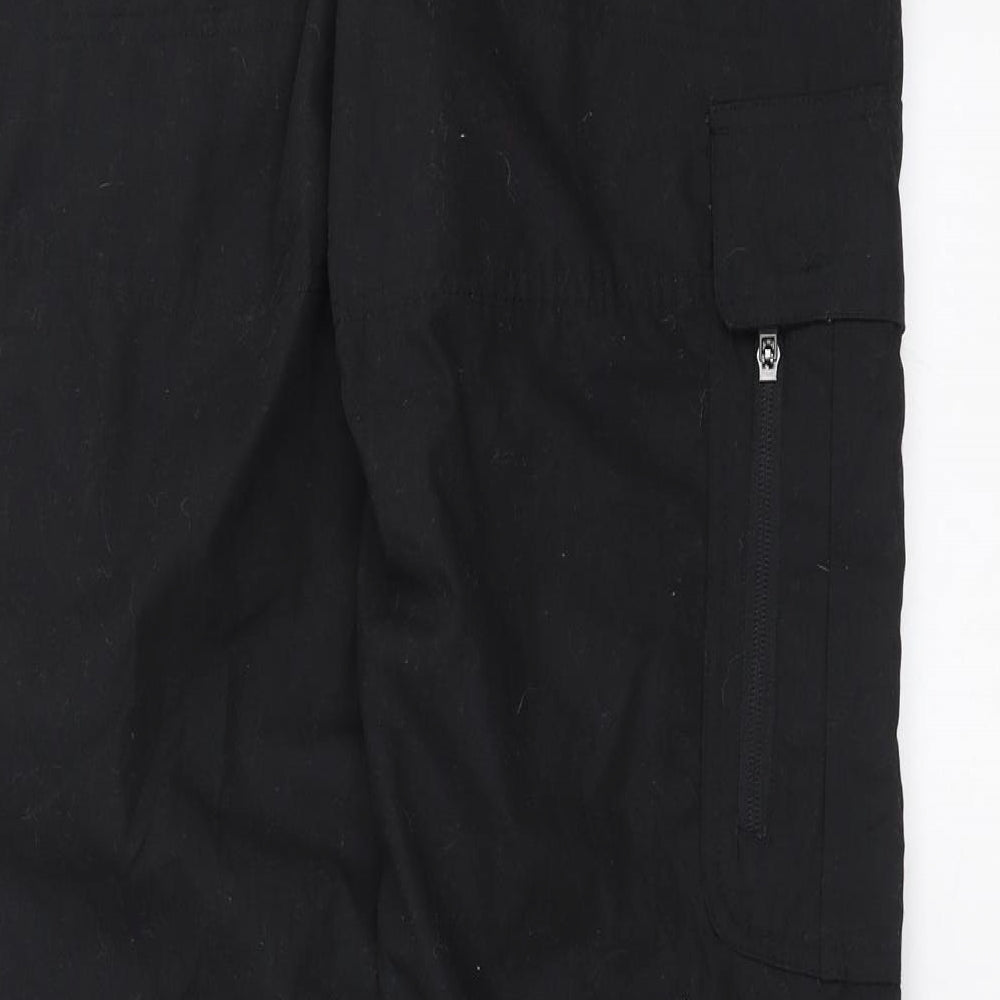 Tresspass Mens Black   Cargo Trousers Size M L31 in