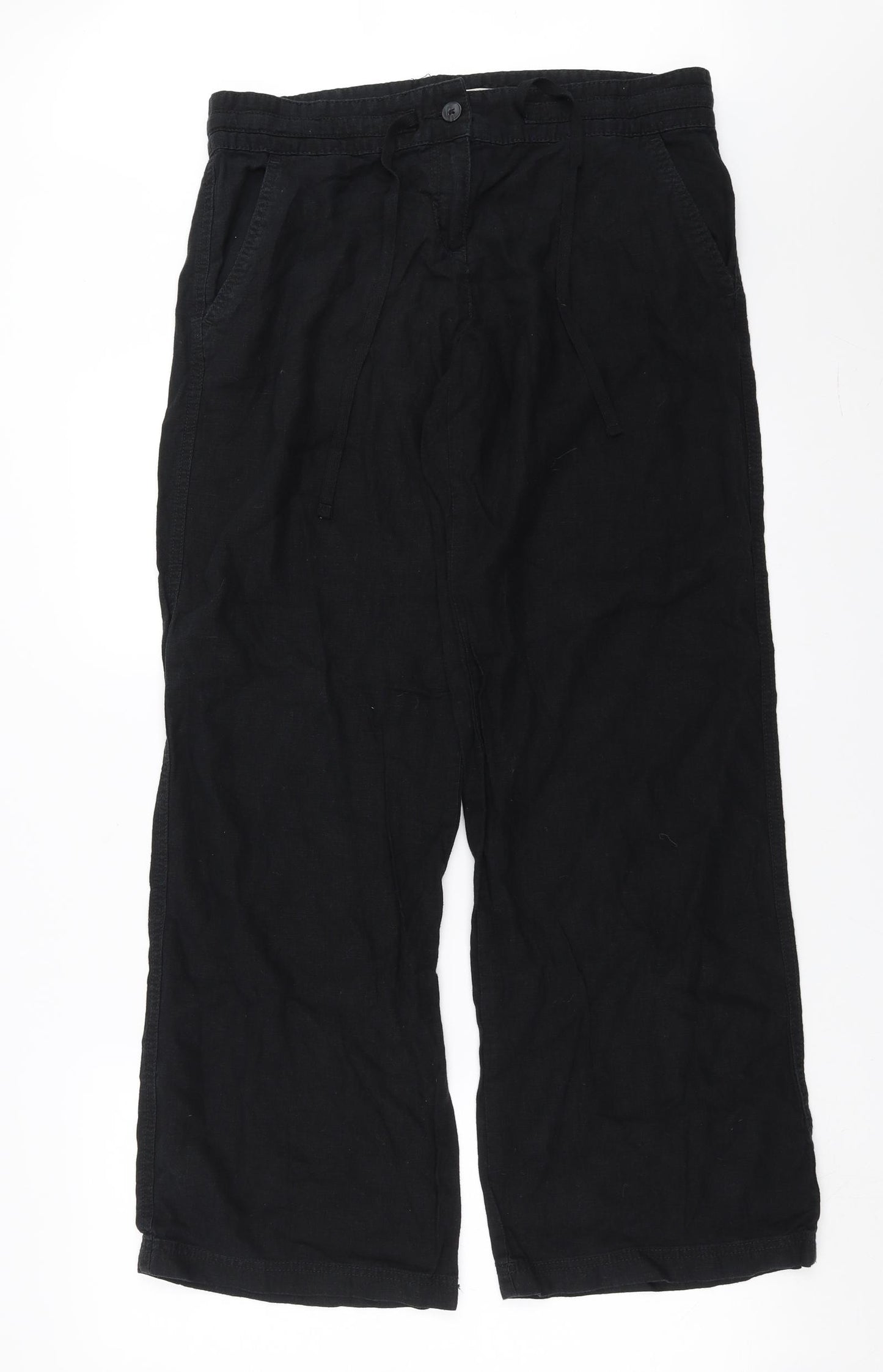 NEXT Womens Black   Trousers  Size 14 L32 in