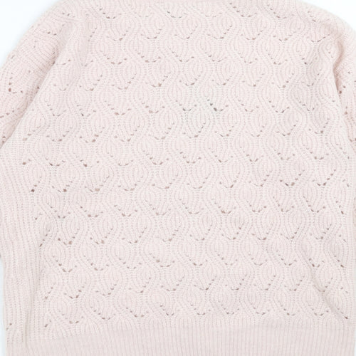 Dorothy Perkins Womens Pink  Knit Pullover Jumper Size 12