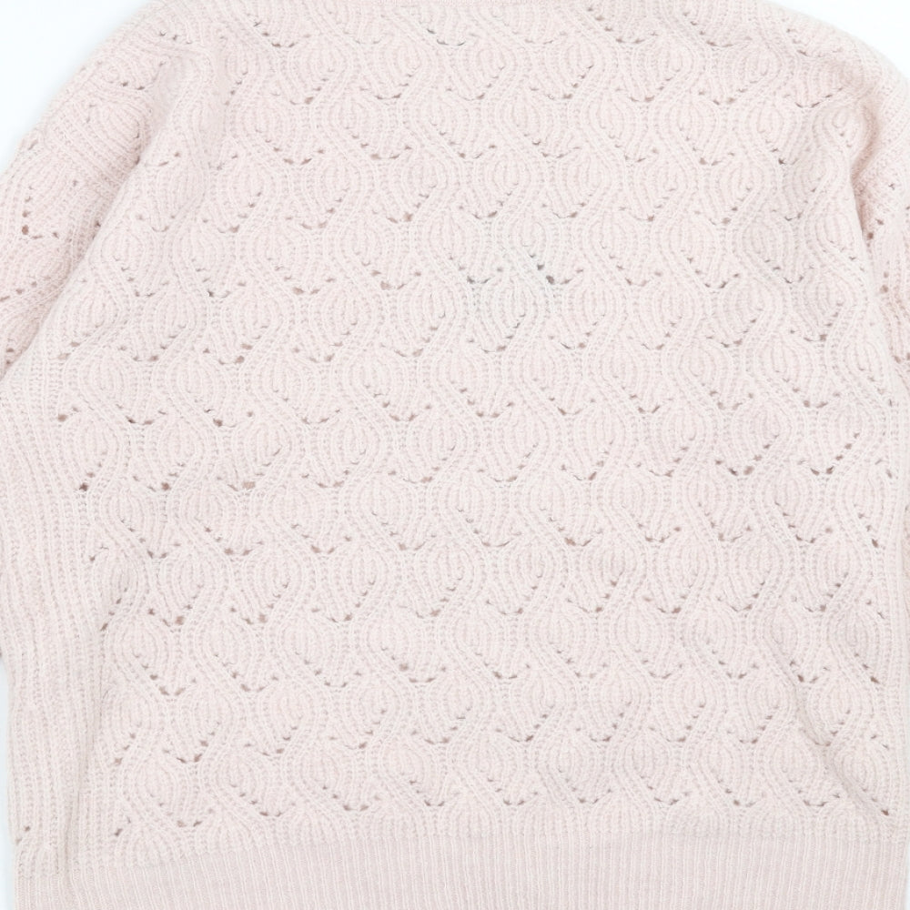 Dorothy Perkins Womens Pink  Knit Pullover Jumper Size 12