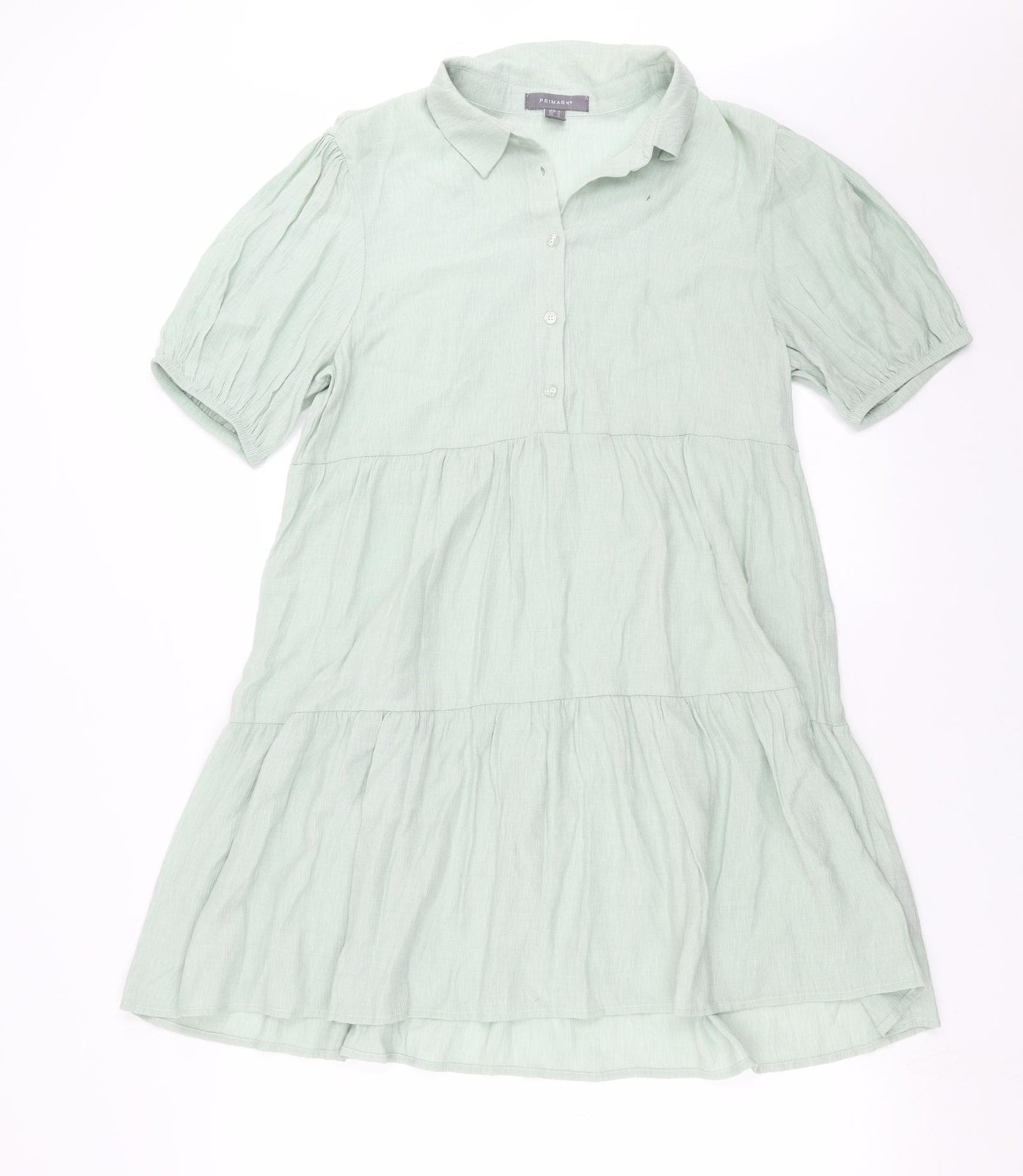 Primark Womens Green   Shirt Dress  Size 14