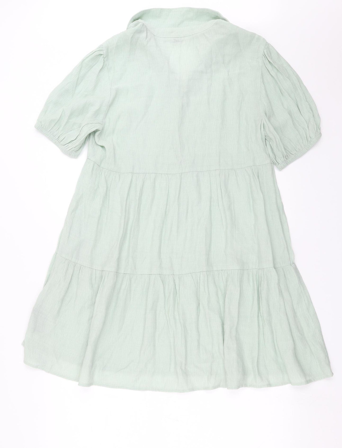 Primark Womens Green   Shirt Dress  Size 14