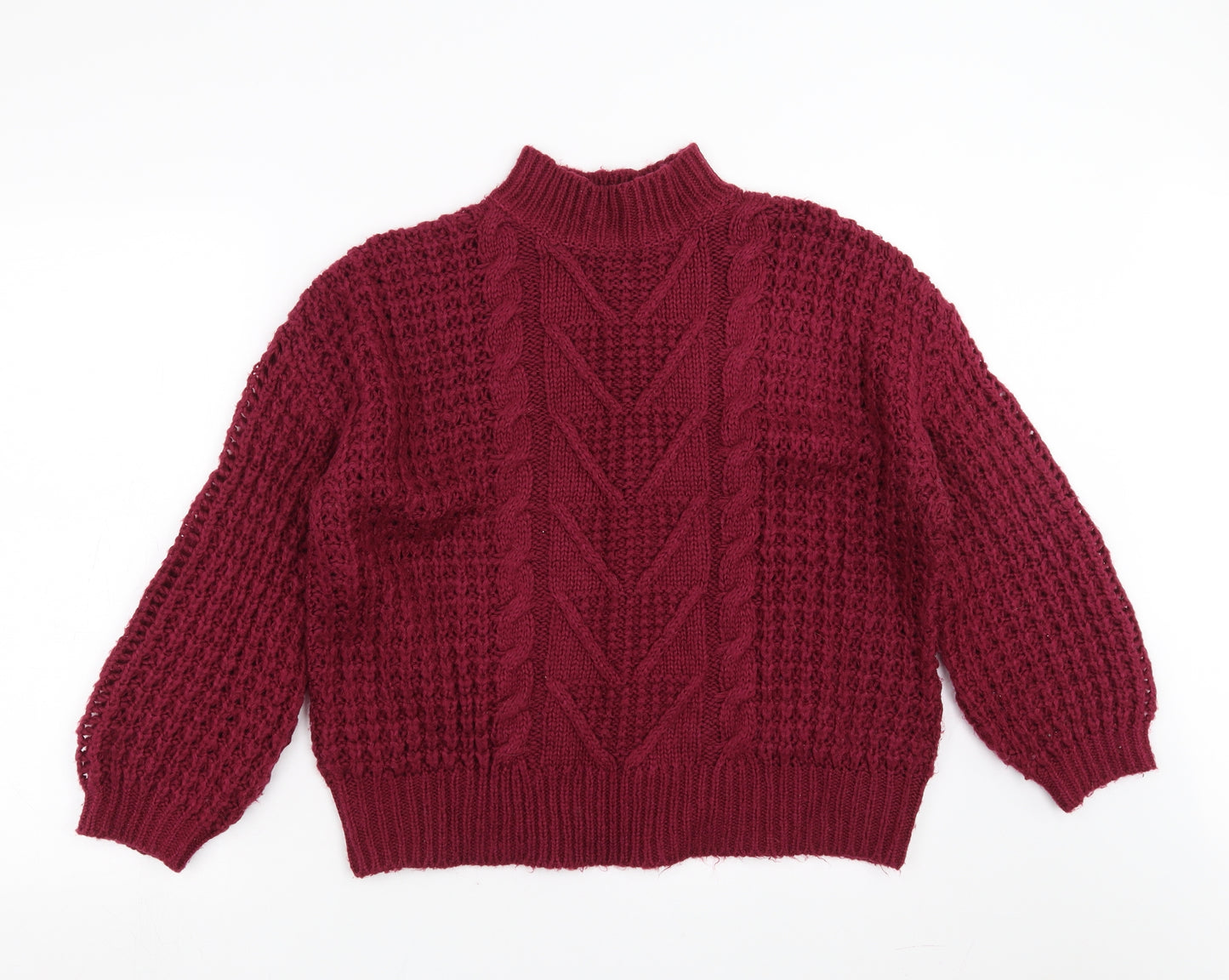 Sainsburys  Womens Purple  Knit Pullover Jumper Size 14