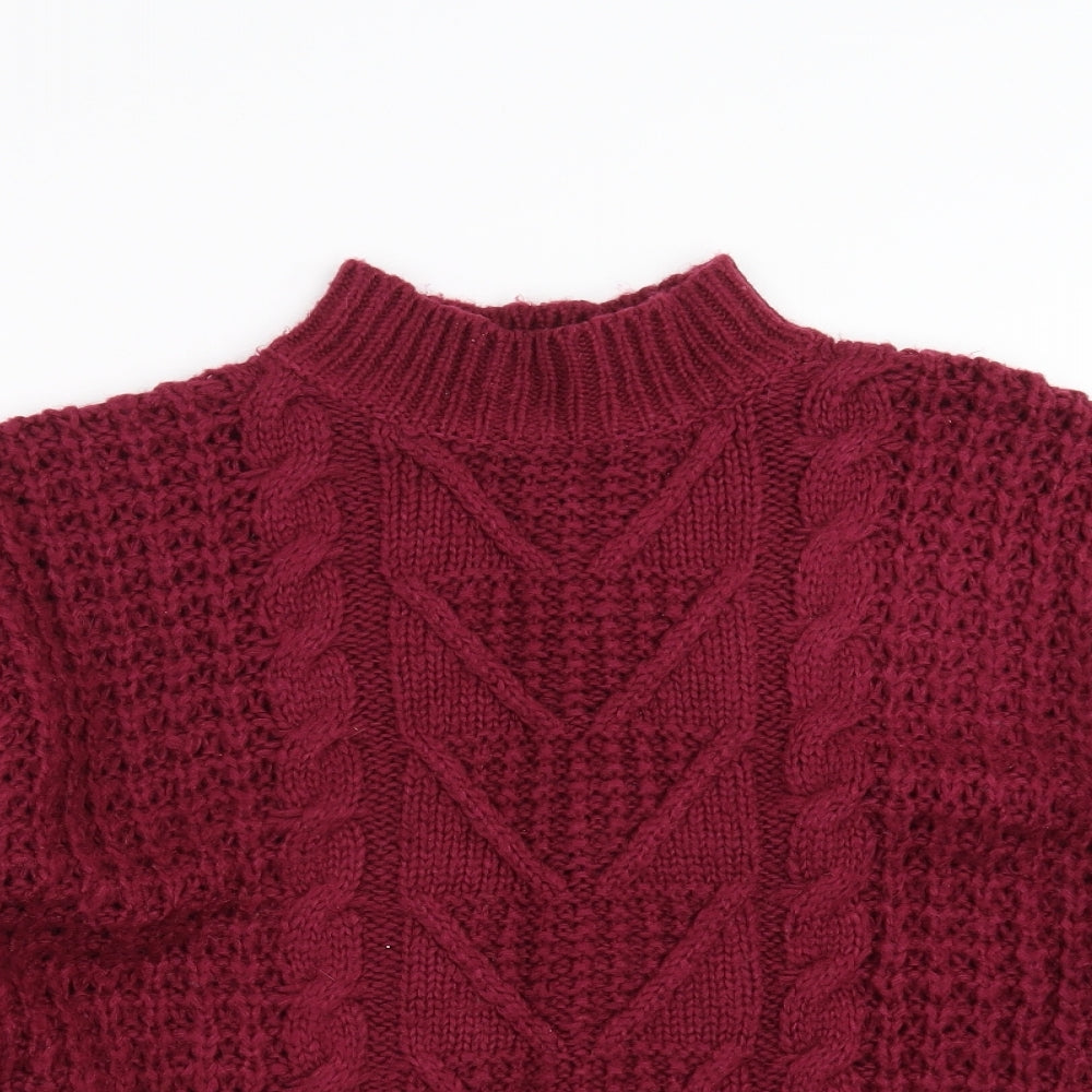 Sainsburys  Womens Purple  Knit Pullover Jumper Size 14