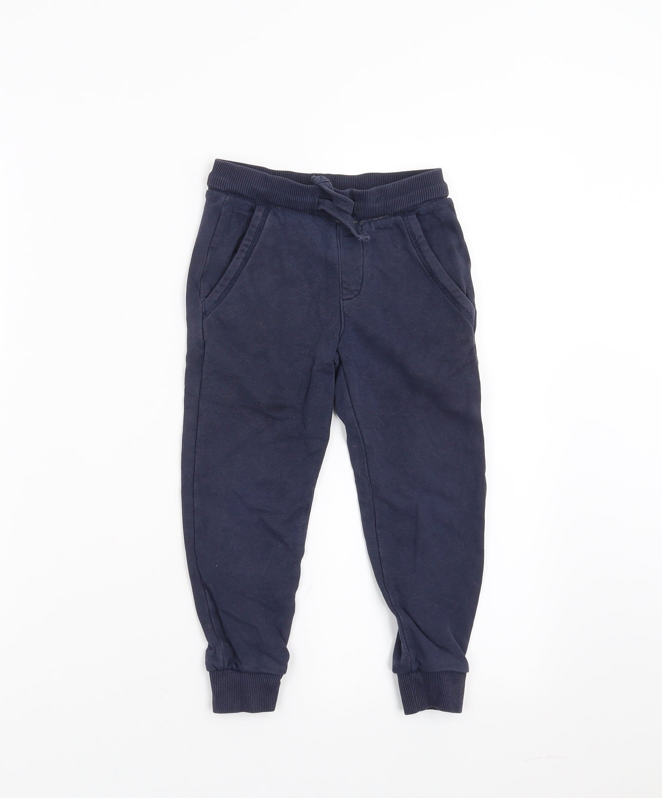 Marks and Spencer Boys Blue   Jogger Trousers Size 4-5 Years