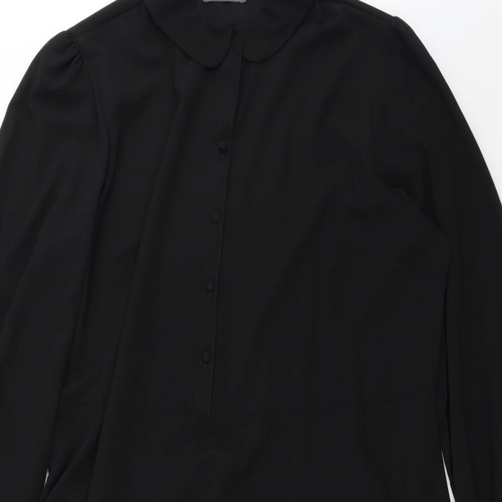 Papaya Womens Black   Shirt Dress  Size 16