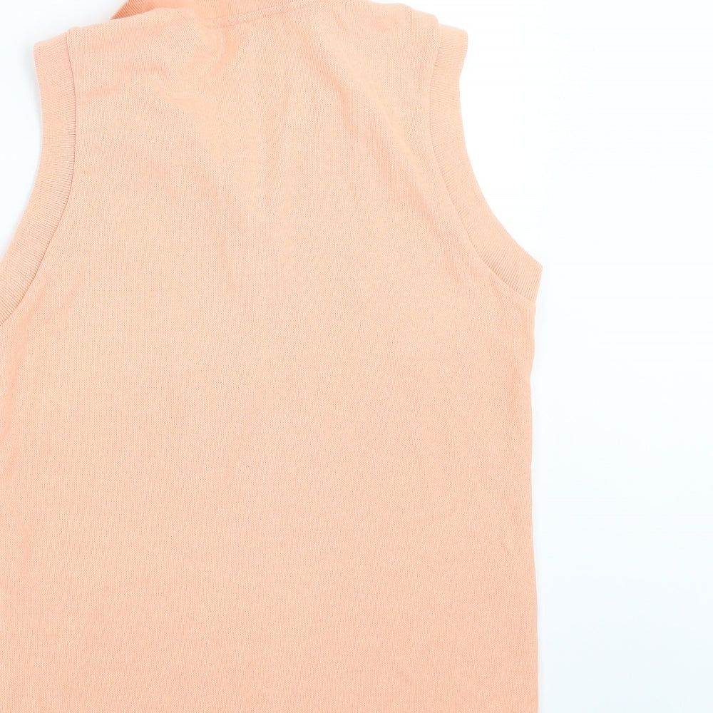 Casual Woman Womens Orange   Basic Polo Size 12