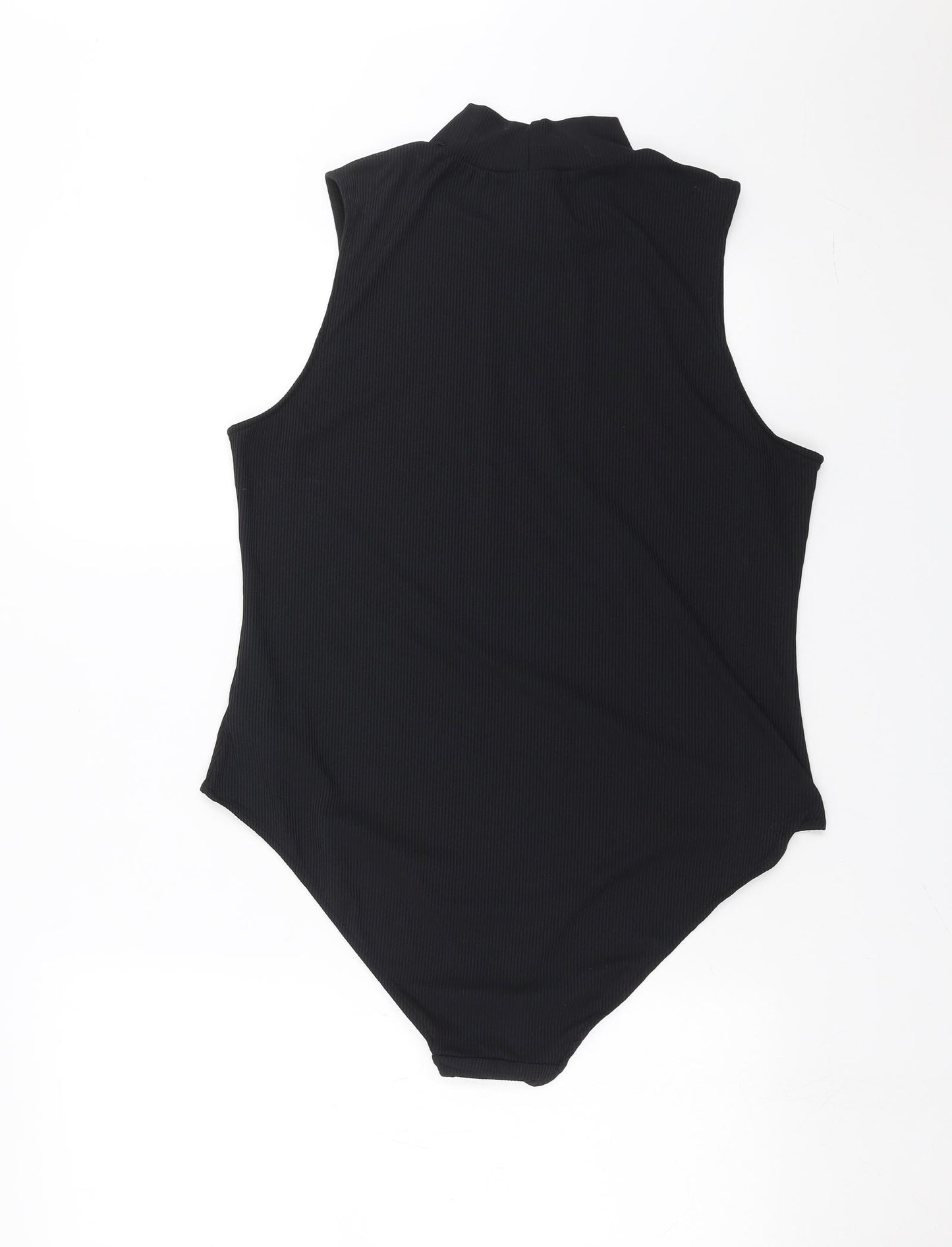 H&M Womens Black   Bodysuit One-Piece Size XL