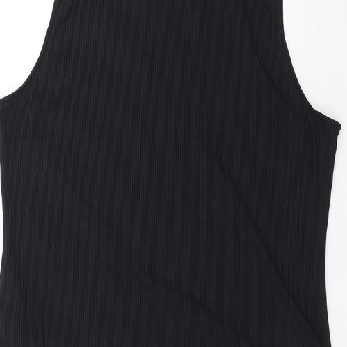 H&M Womens Black   Bodysuit One-Piece Size XL