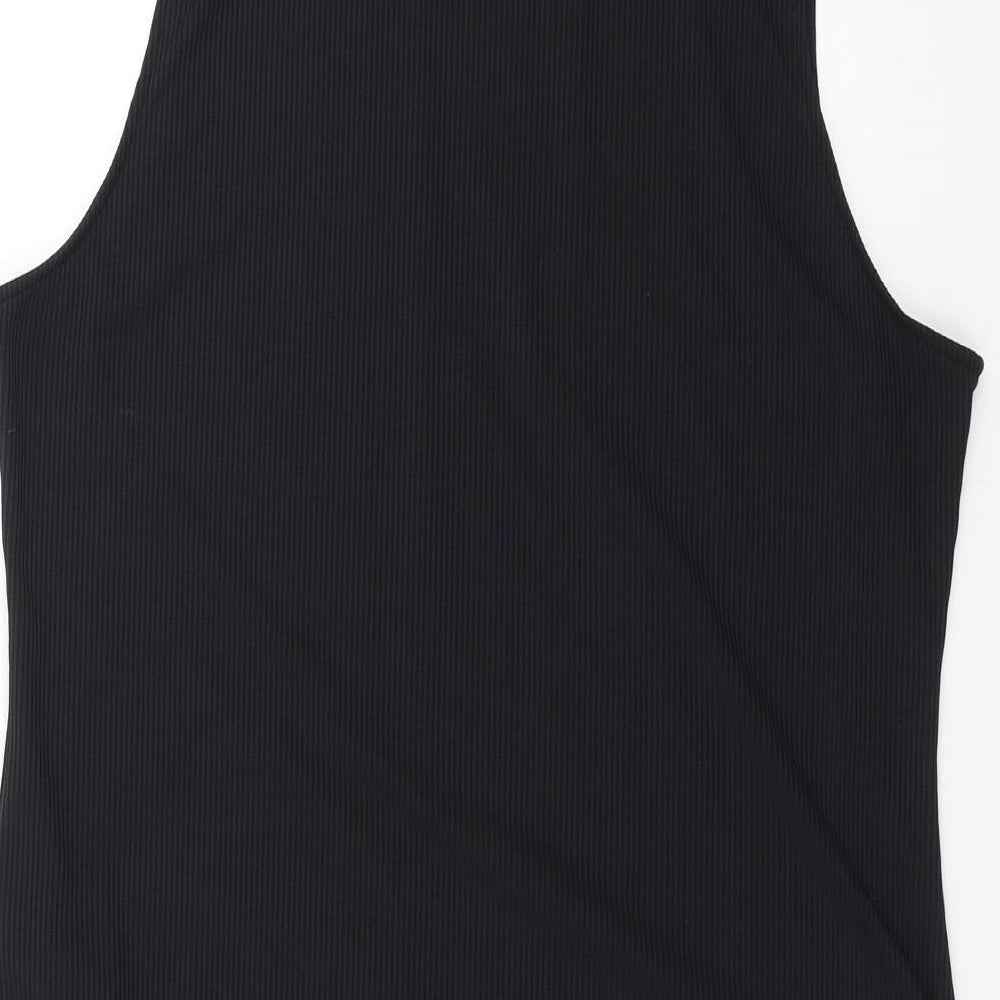 H&M Womens Black   Bodysuit One-Piece Size XL