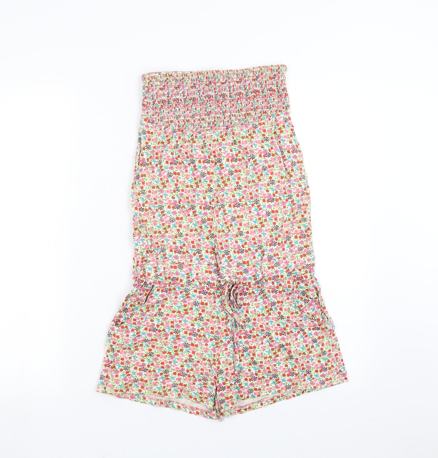 PEP&CO Womens Multicoloured Floral  Playsuit One-Piece Size 10