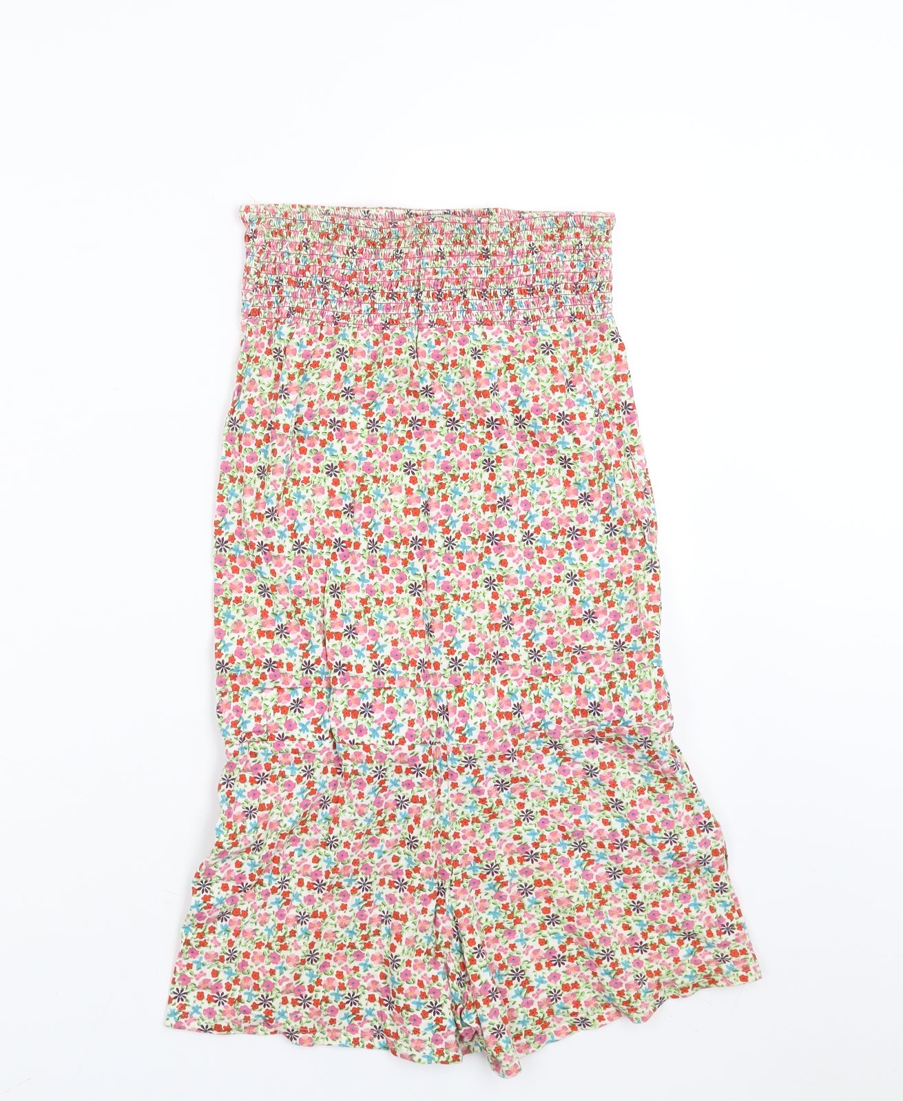 PEP&CO Womens Multicoloured Floral  Playsuit One-Piece Size 10