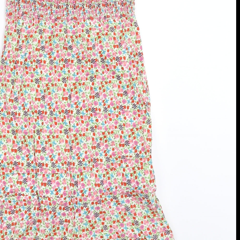 PEP&CO Womens Multicoloured Floral  Playsuit One-Piece Size 10