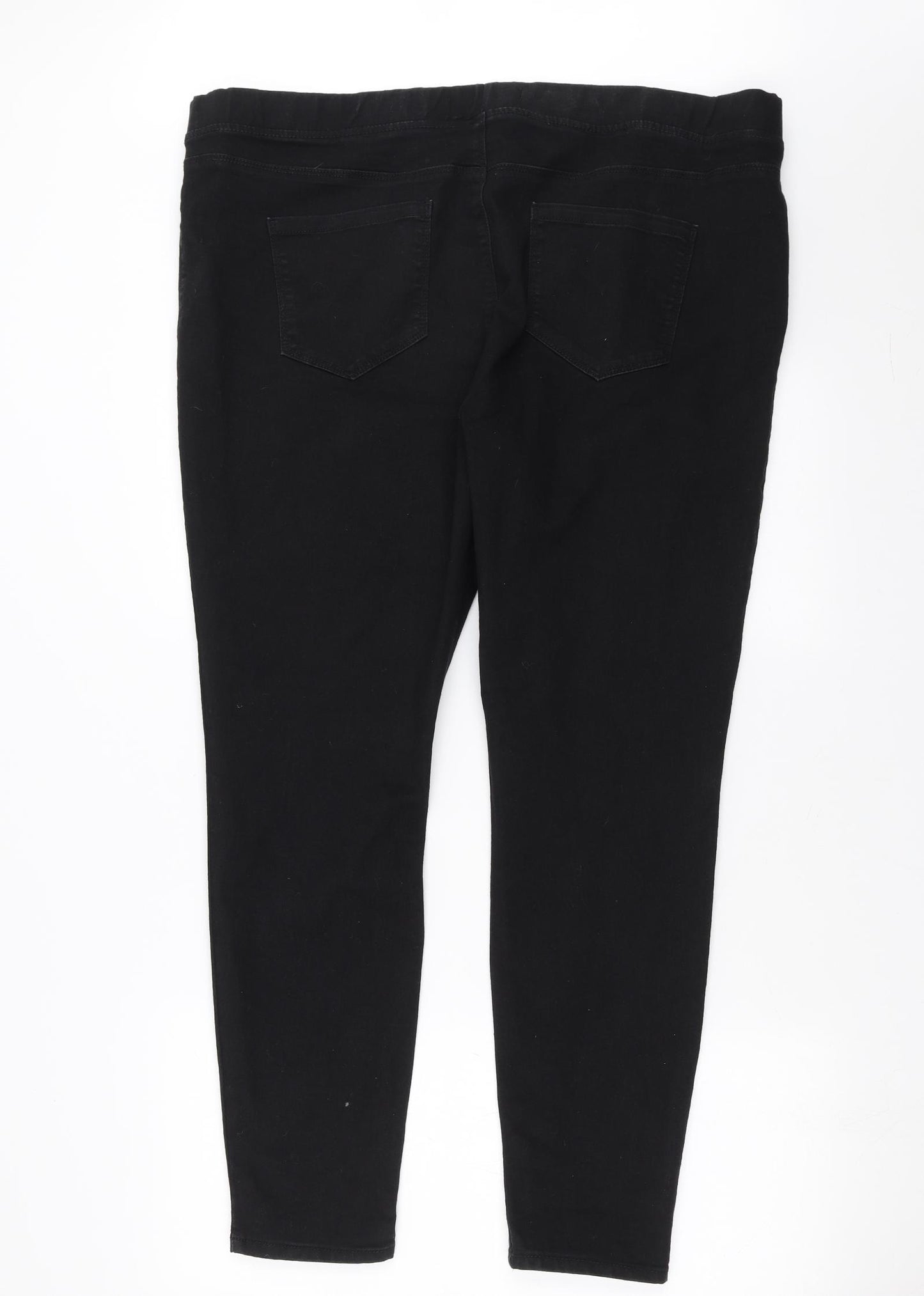 PEP&CO Womens Black  Denim Jegging Jeans Size 22 L28 in