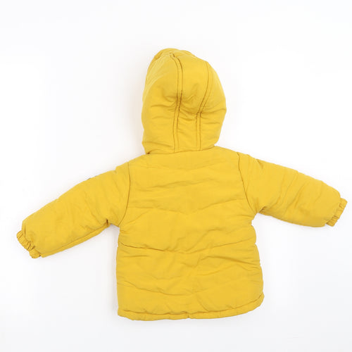 PEP&CO Girls Yellow   Jacket Coat Size 9-12 Months