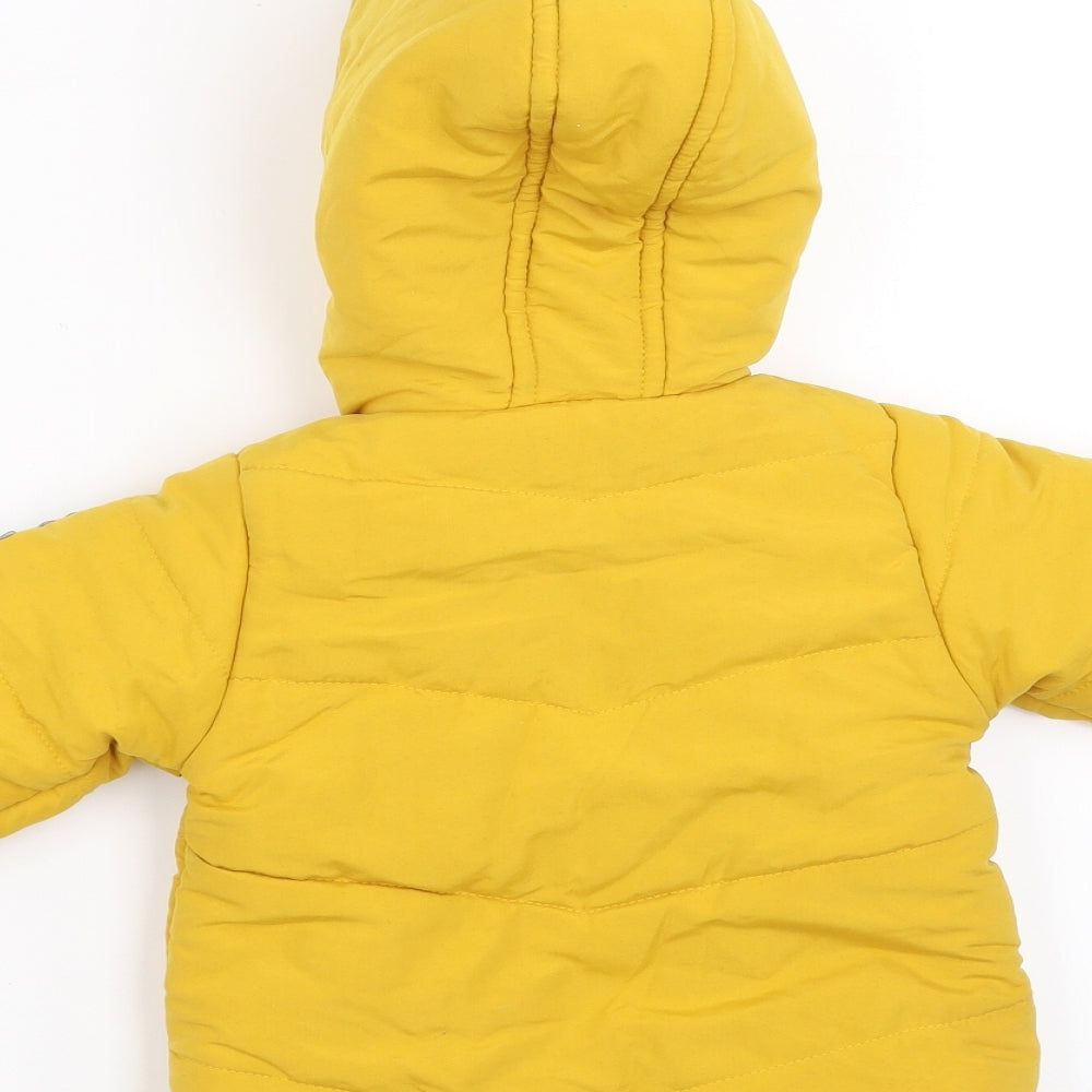 PEP&CO Girls Yellow   Jacket Coat Size 9-12 Months