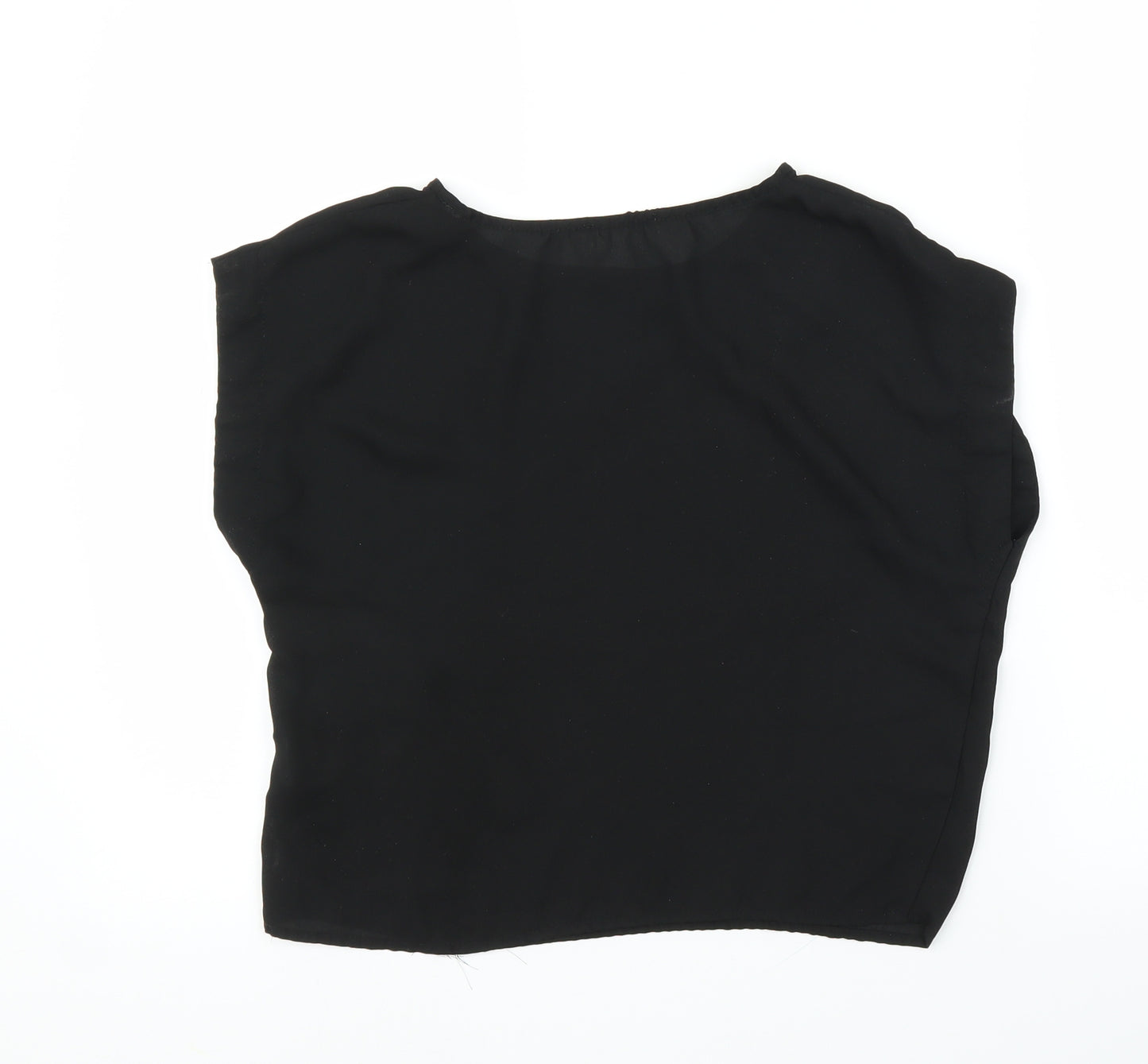 Preworn Womens Black   Basic Blouse Size S