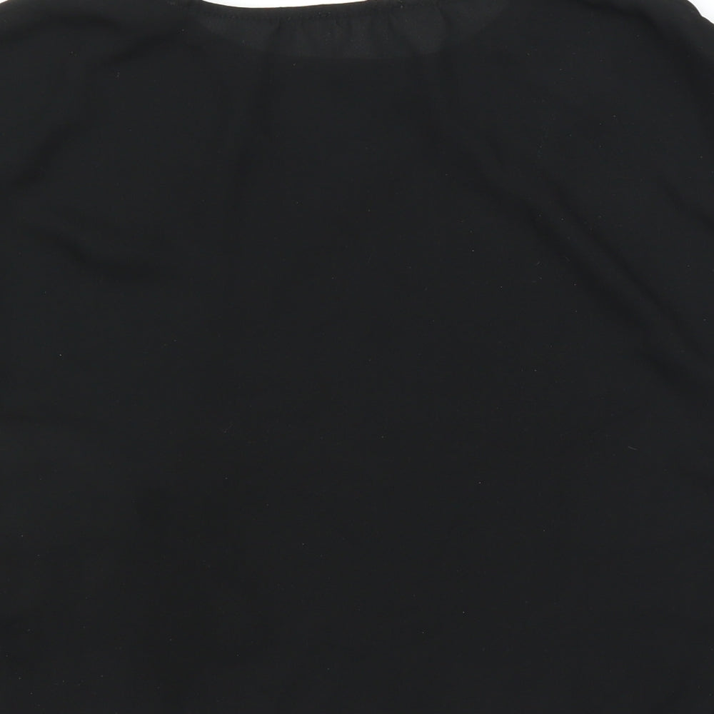 Preworn Womens Black   Basic Blouse Size S