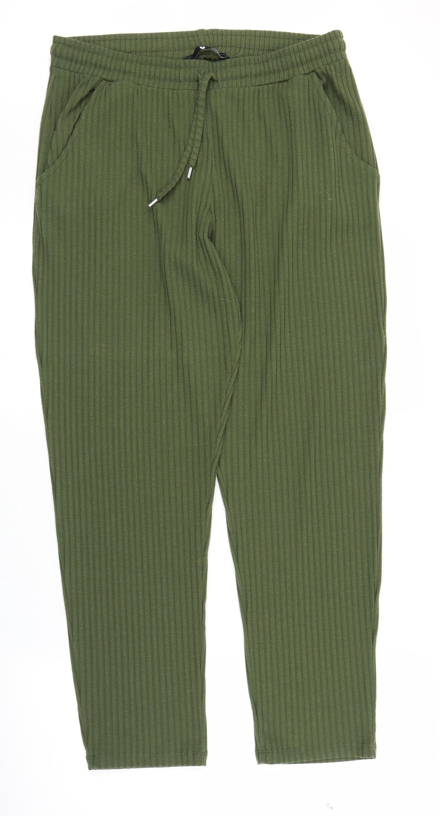 Very Womens Green   Bloomer Trousers Size 16 L27 in