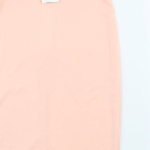 Zhounuif Womens Pink   Straight & Pencil Skirt Size S