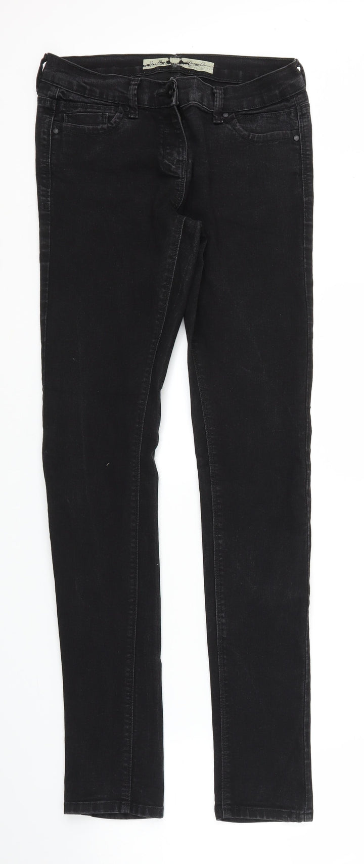 Primark Womens Black Denim Skinny Jeans Size 10 L30 in
