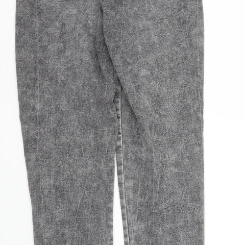 Primark Womens Grey  Denim Skinny Jeans Size 8 L27 in