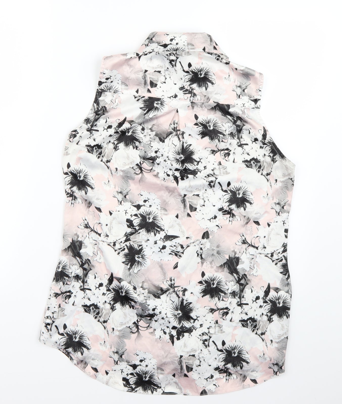 Select Womens Pink Floral  Basic Blouse Size 10