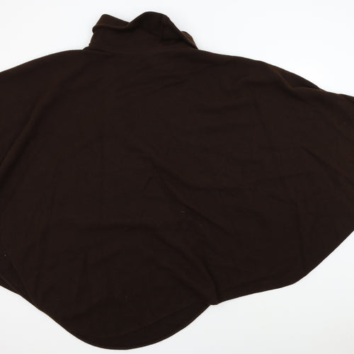 d&bond Womens Brown   Jacket Poncho One Size