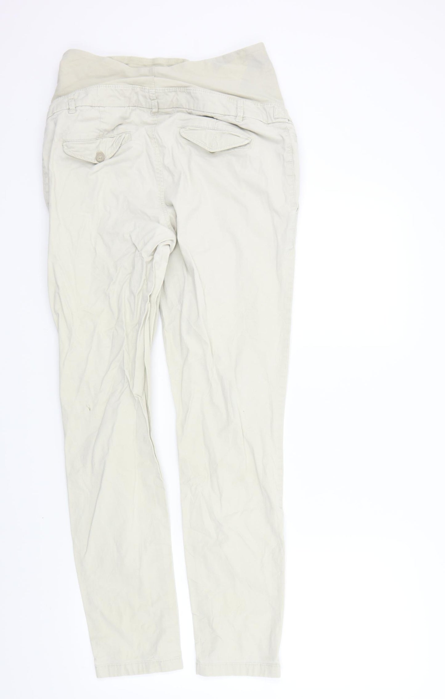 H&M Womens Beige   Trousers  Size M L30 in