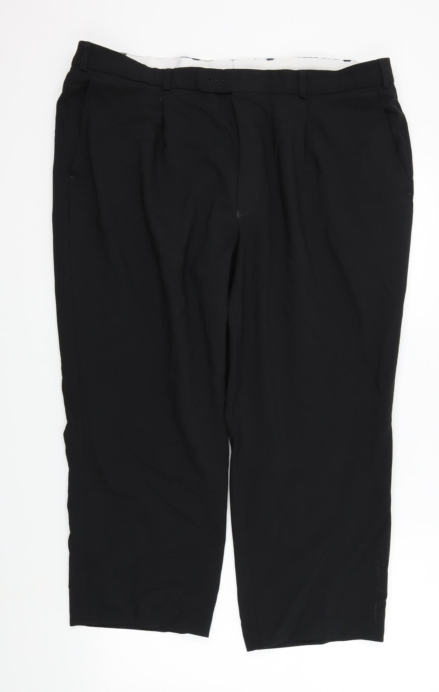 Preworn Mens Black   Trousers  Size 42 in L24 in
