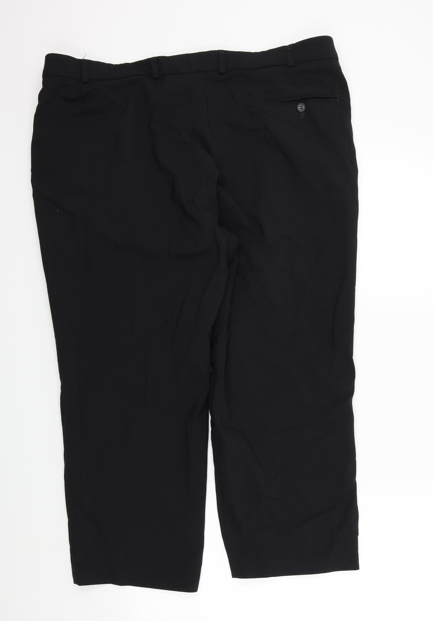 Preworn Mens Black   Trousers  Size 42 in L24 in