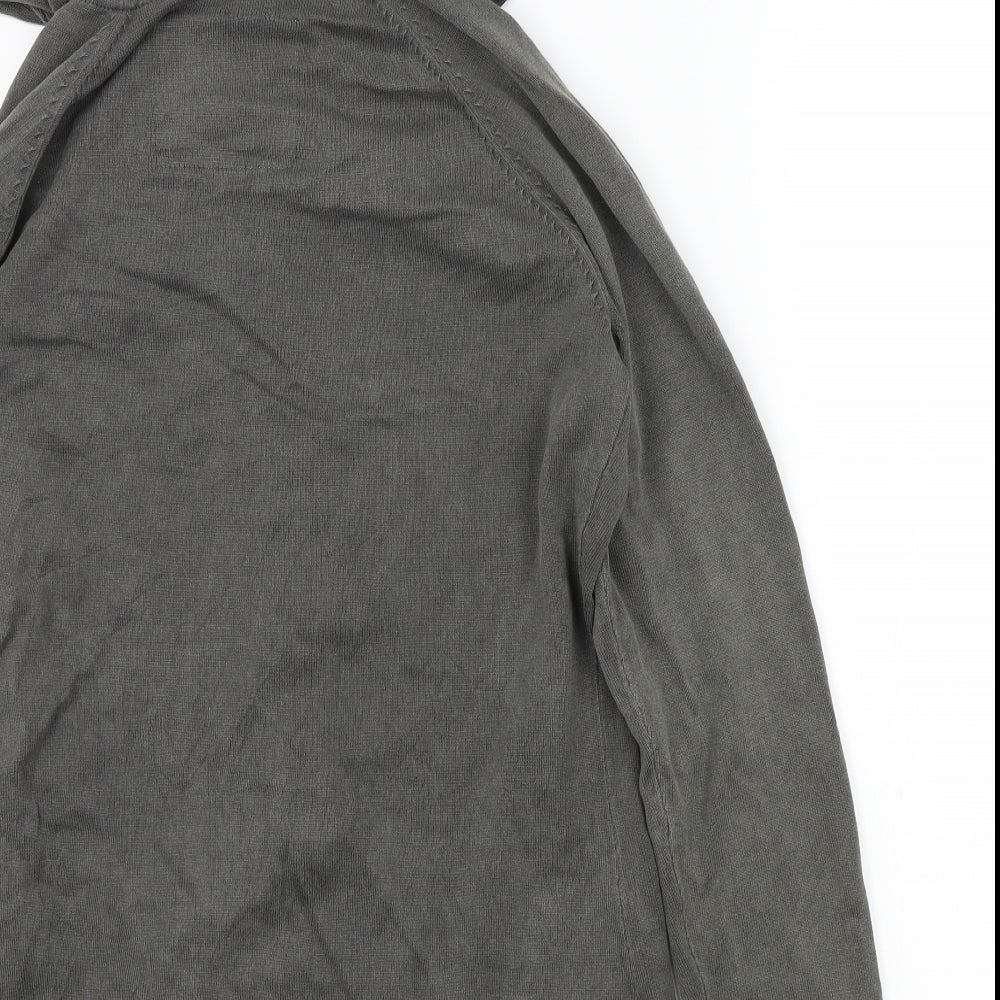 Saltrock Womens Grey Colourblock  Full Zip Hoodie Size 16