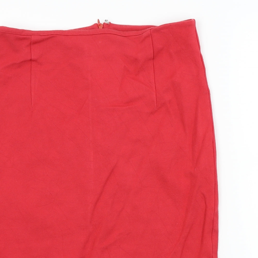 Baukjen Womens Red   A-Line Skirt Size 14