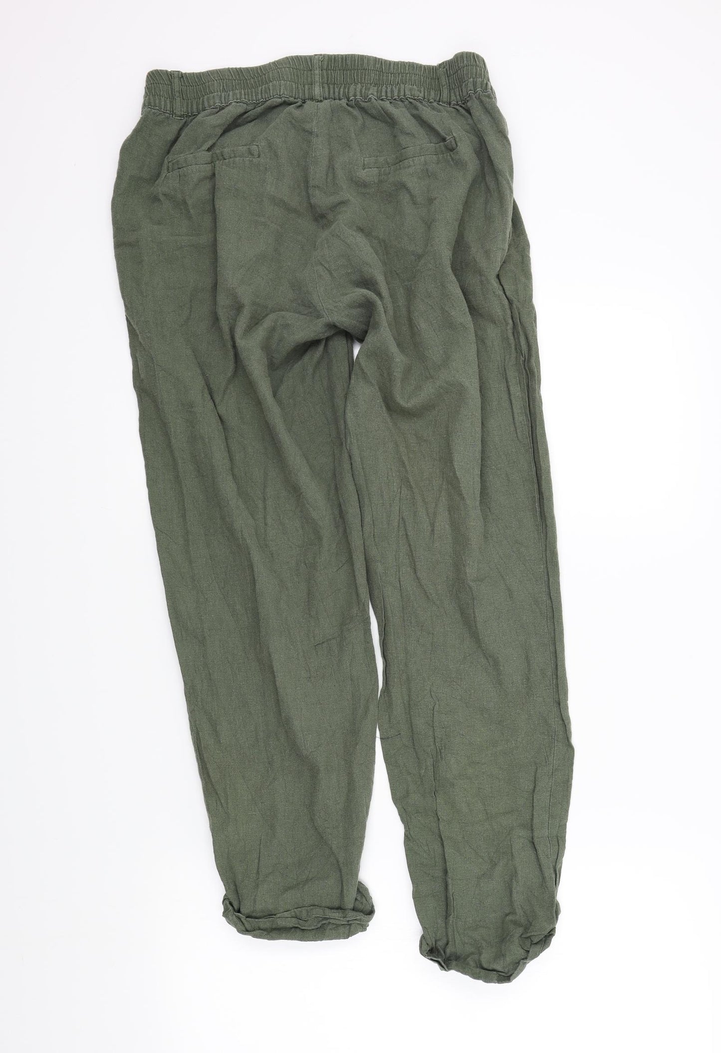 Mamalicious Womens Green   Trousers  Size L L36 in